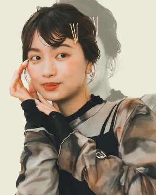 青山 里帆のヘアスタイル