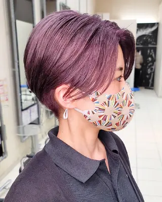 ショート カラー 小川 晃司のヘアスタイル