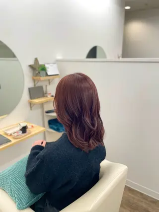 ミディアム カラー bifinoLuce / 松村琉希のヘアスタイル