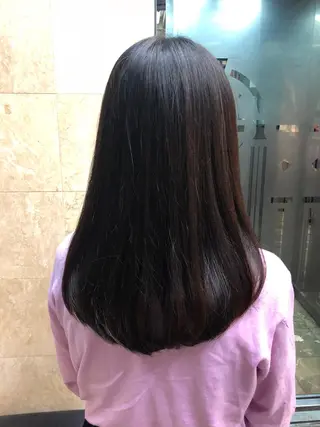 セミロング カラー ヘアアレンジ ミニボブ/ブリーチ 🌈MISATOのヘアスタイル