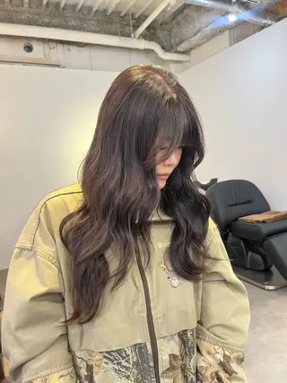 ロング カラー Sanaダブルカラー ✨️パルコ徒歩1分のヘアスタイル