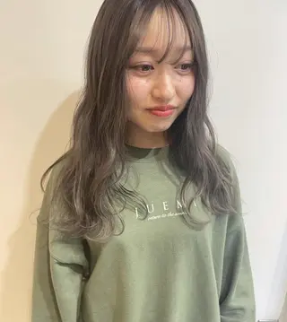 パーマ カラー セミロング CEINE【セーヌ】 三軒茶屋のヘアスタイル