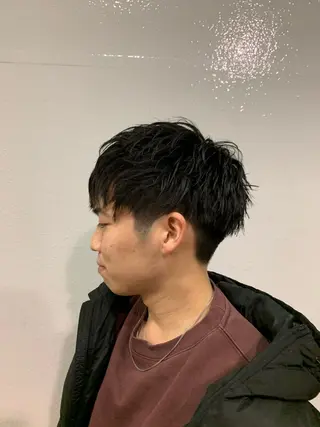 ショート パーマ メンズ 新宿駅近! 💈口コミ多数✨のヘアスタイル