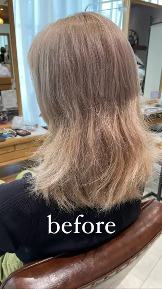 ミディアム カラー 過去一の柔髪ヘア 🌿einshairのヘアスタイル