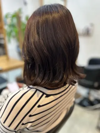 セミロング sign HAIR INNOVATION 錦糸町所属・吉田　龍太 口コミ高評価/錦糸町のヘアスタイル