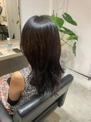 ロング カラー レイヤー♡ 石川優奈のヘアスタイル