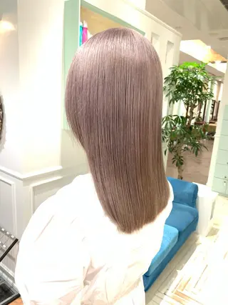 セミロング カラー パーマ ヘアアレンジ 🌈インナーカラー ‘ショウマ’🌈のヘアスタイル