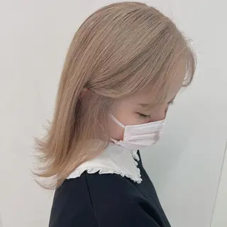 ショート カラー 💗🤍透明感カラー 🤍💗kanonのヘアスタイル