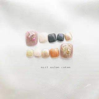 ネイル 🥀ネイルサロン cotonコトン🥀のネイルデザイン
