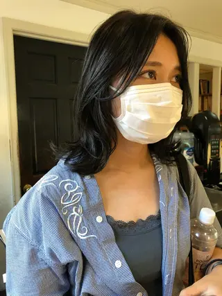 ミディアム NOUN所属・eri kinjoのヘアスタイル