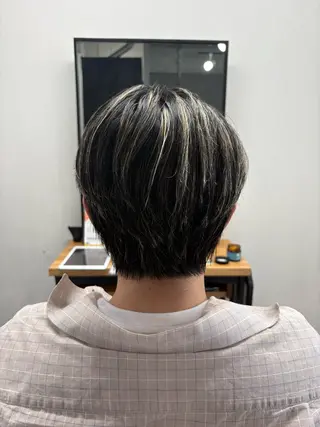カラー パーマ メンズ メンズパーマ特化 園田　楓莉のヘアスタイル