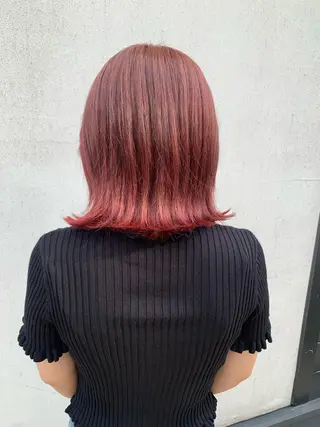 ショート カラー ヘアアレンジ yuka .のヘアスタイル