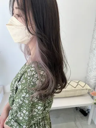 カラー 山下 悠月のヘアスタイル