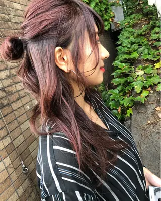 ロング アートディレクター ワダヒサノリのヘアスタイル