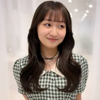 ロング カラー yukari🌷名駅 *大人かわいい艶髪のヘアスタイル