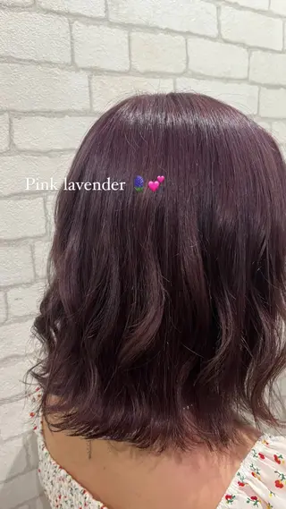 ミディアム カラー ♡🎀垢抜け透明感 カラーaomi🐇♡のヘアスタイル