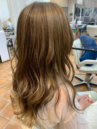カラー フリーランス理美容師 いさかのヘアスタイル
