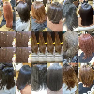 ミディアム 山木 裕子のヘアスタイル