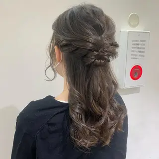 ヘアアレンジ デジタルパーマ🫧 韓国風ヘア🫧サクラのヘアスタイル