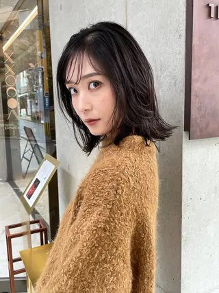 ミディアム nessヤマサキ リュウタのヘアスタイル