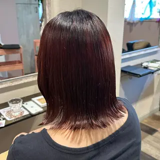 ミディアム カラー 柔らかいcolor ￤韓国￤🩰マユ🩰のヘアスタイル