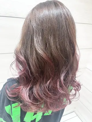 セミロング カラー noll【今池駅前】 池田碧花のヘアスタイル