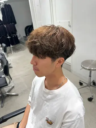 カラー パーマ メンズ 深谷 侑亮のヘアスタイル