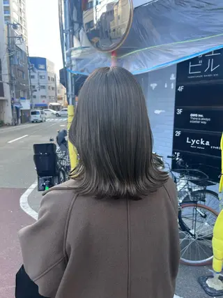 セミロング 藤倉なつみ /玉造のヘアスタイル