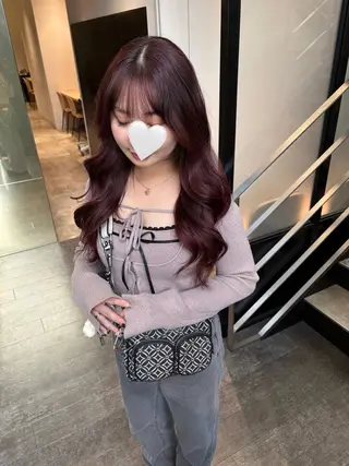 ロング カラー mao | 柔らか艶カラー🫧のヘアスタイル