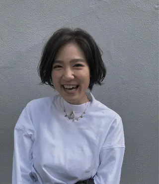 ショート さの あやねのヘアスタイル