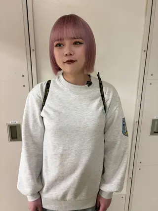 ショート カラー ボブ/パーマ kusa‪🌱‬のヘアスタイル