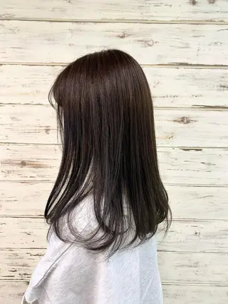 セミロング カラー ヘアアレンジ 🫧ヒシダアキ taboo.i🫧のヘアスタイル