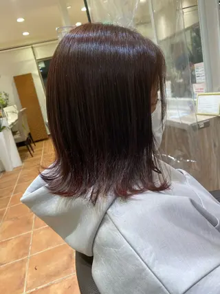 ミディアム カラー ☘️お悩み解決☘️ 岡部恒輝のヘアスタイル