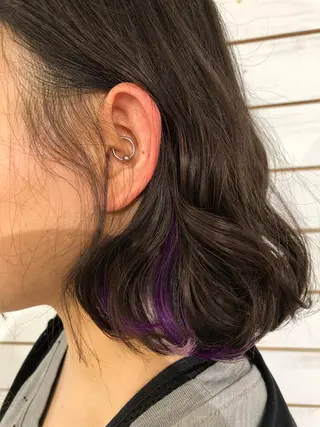 ミディアム カラー 🧡艶髪ちゅるん髪 🫧🧡YUKI❄️のヘアスタイル