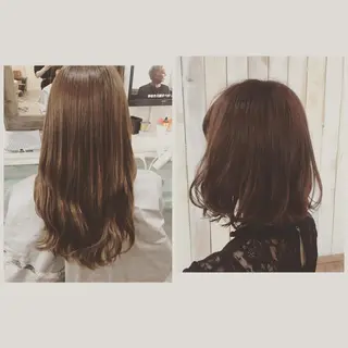 ミディアム カラー 太田 有香のヘアスタイル