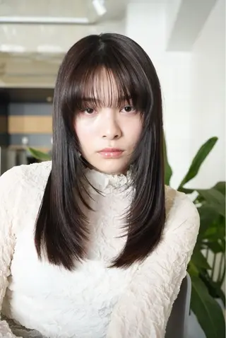 ロング 市原亮/塩釜口/ ツイスパ/波巻きのヘアスタイル