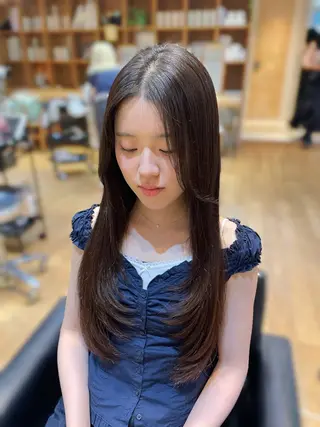 ロング パーマ 縮毛矯正/レイヤー 🌙児玉光瑠のヘアスタイル