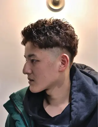 ショート メンズパーマ梅田 ・川副史晶のヘアスタイル