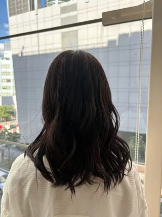 セミロング 唐澤 碧のヘアスタイル