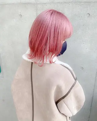 ミディアム カラー レイヤー暖色カラー 池袋Yamamotoのヘアスタイル