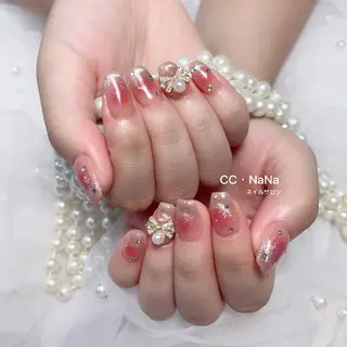 ネイル CC  NaNa ワンホンネイル🌙Nのネイルデザイン