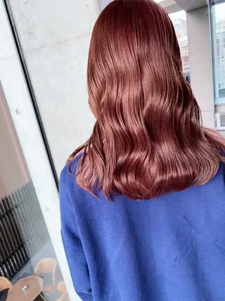 セミロング ヨシモトリョウ 髪質改善/美髪のヘアスタイル