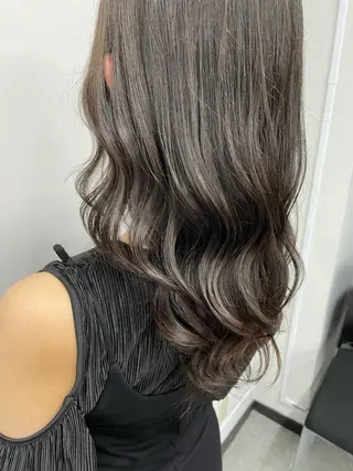 セミロング ヘアアレンジ 縮毛矯正/髪質改善/ ブリーチ毛/木元渓太のヘアスタイル