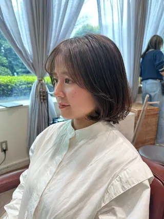 ミディアム yukie🌷 /暖色🍒梅田サロンのヘアスタイル