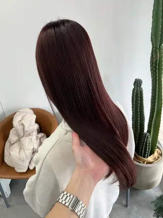 ロング 前 侃太のヘアスタイル