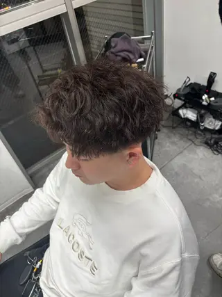 パーマ メンズ メンズ特化✨️ 韓国風パーマ🔥一八のヘアスタイル