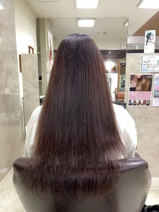 ロング 縮毛・酸性ストレート 特化のヘアスタイル