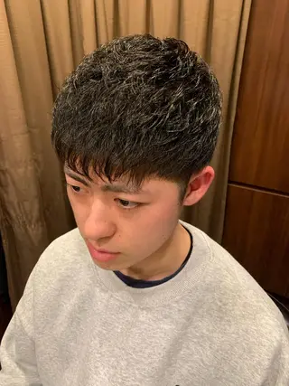 パーマ メンズ プレミアムバーバー 草野のヘアスタイル