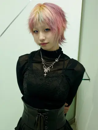 ショート カラー コツ🧚ハイトーン /カラー/名古屋/栄のヘアスタイル