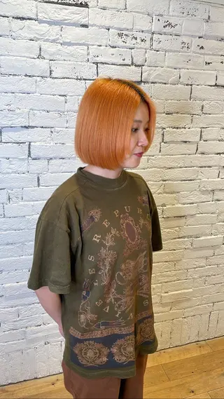 ショート カラー シマノ フミヤのヘアスタイル